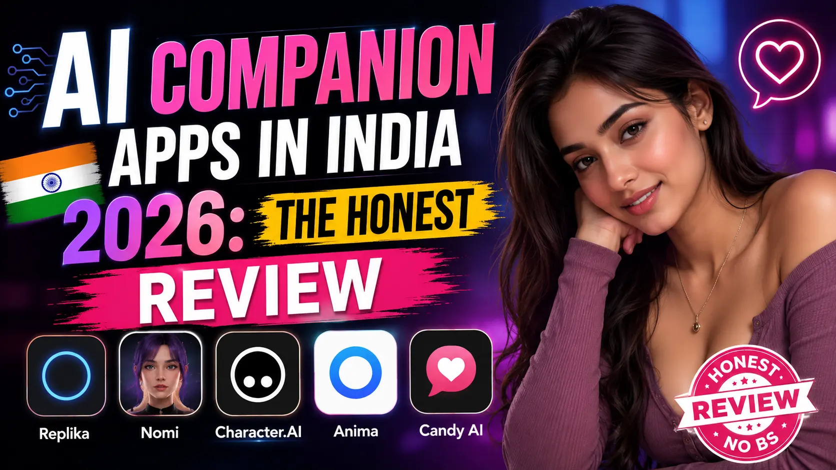 Honest review of AI companion apps in India 2026 — what works and what doesn't